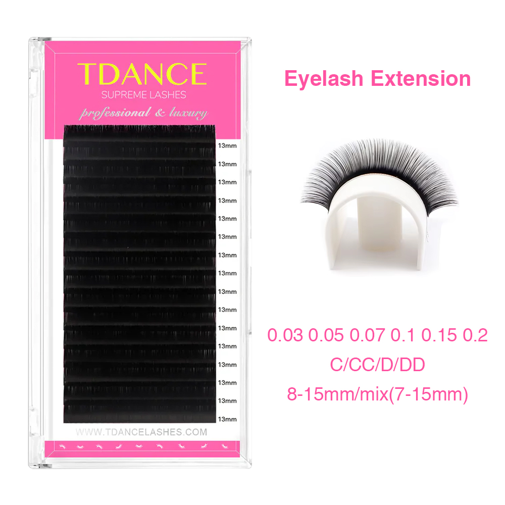 Eyelash Extension Korean Style - TDANCE Eyelash Extension 16Rows Korea PBT