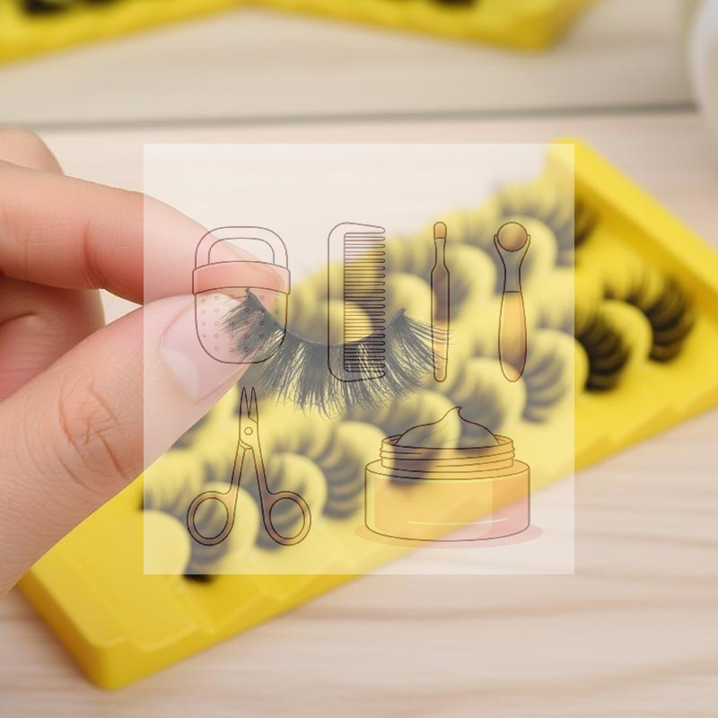 Eyelash Extension Look - 10 Pairs Eye Eyelashes 5D Fluffy