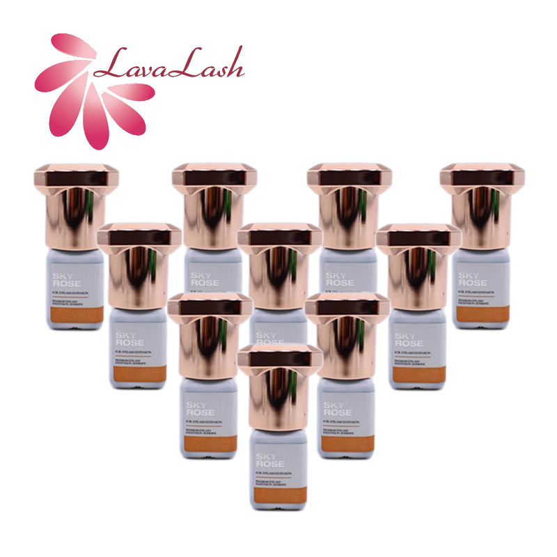 Eyelash Extension Korean Style - 2/5/10 Bottles SKY Rose Glue for