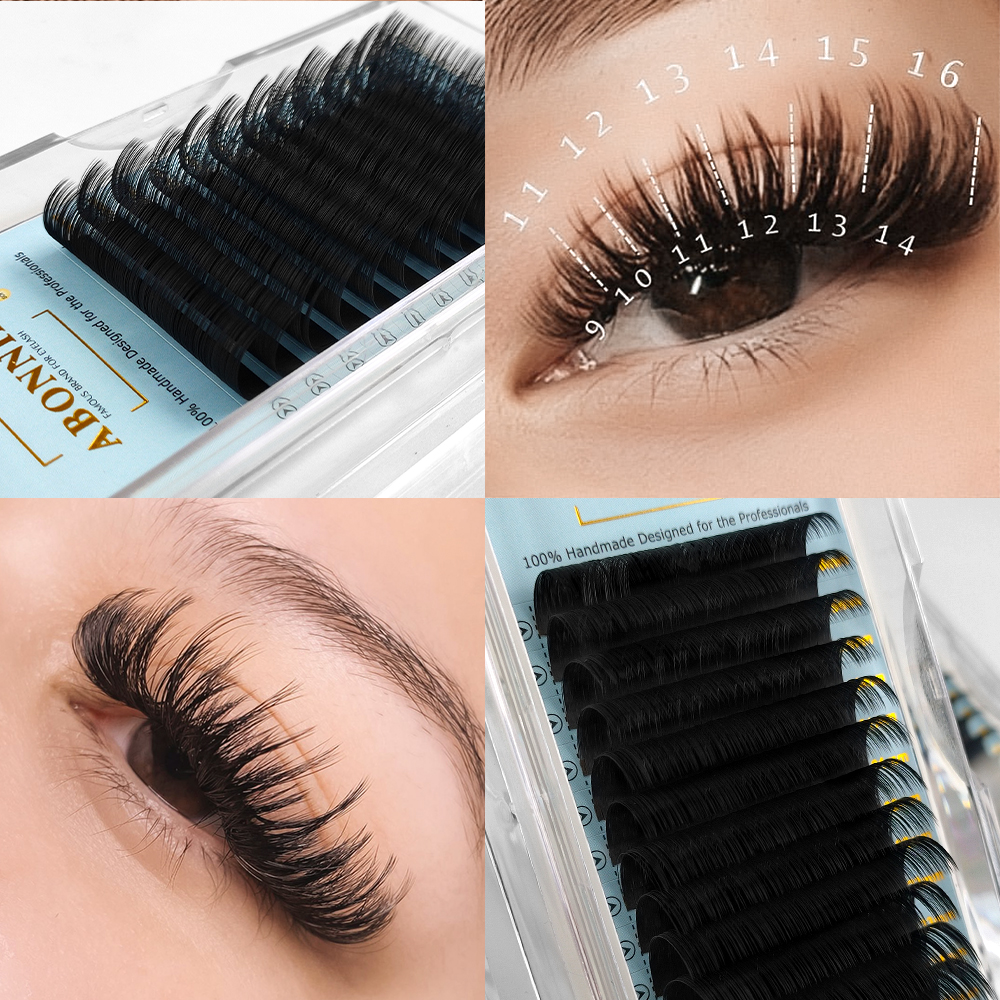 Eyelash Extensions Classic - Abonnie Cashmere Classic Eyelashes Matte Black