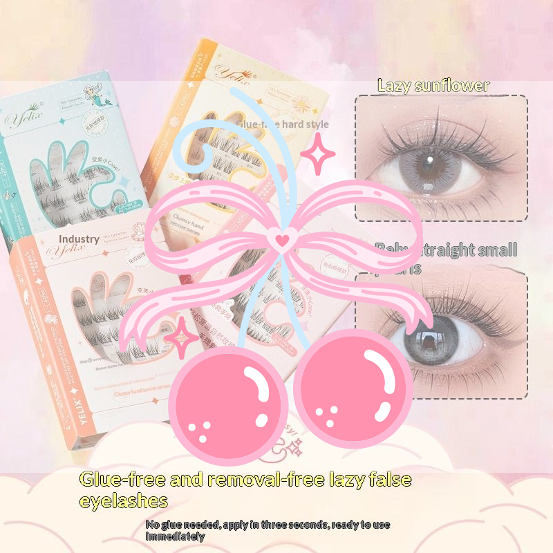 Eyelash Extension Adhesive - 7 Rows Self-Adhesive Eyelashes No Glue