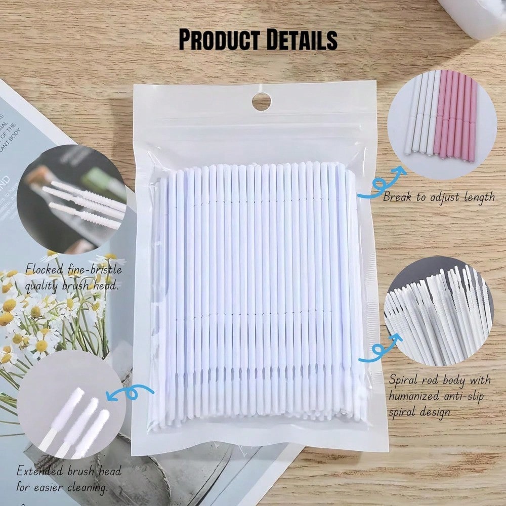 Eyelash Extension Removal - (Free Shipping)Disposable Mini Eyelash Brush For