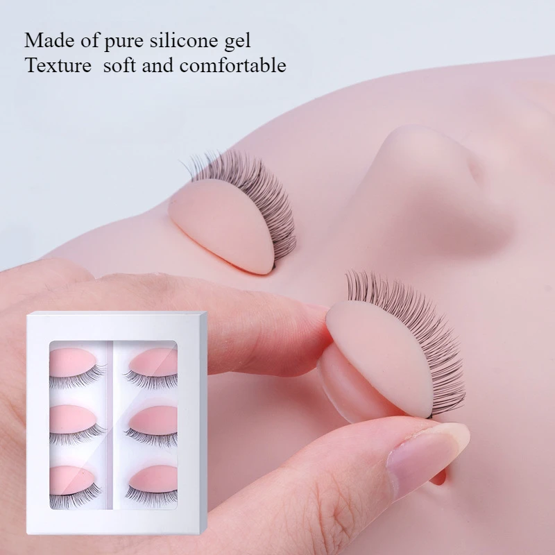 Eyelash Extension Remover - 3 Pairs Replacement Eyelids For Eyelash
