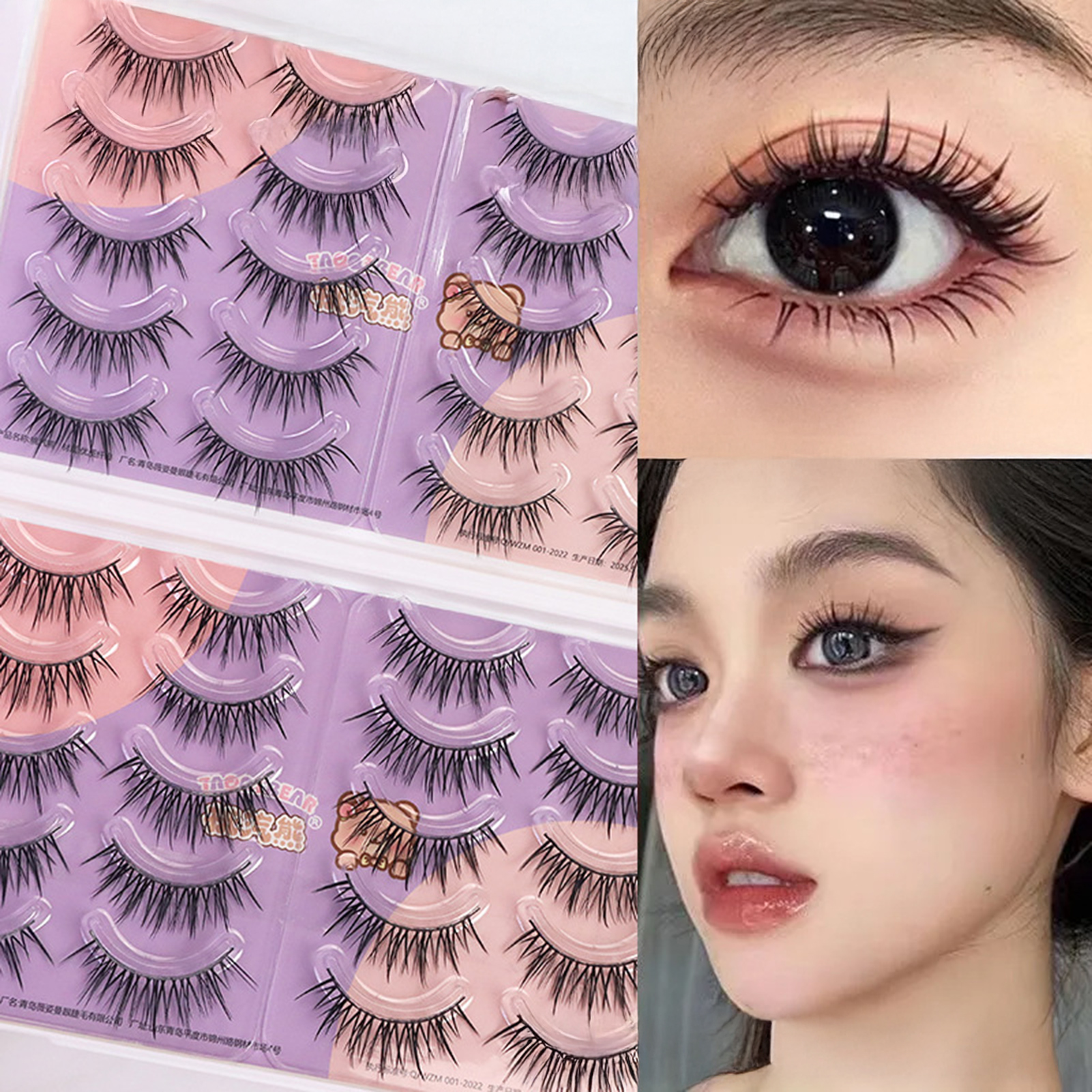3D Manga Lash strips Dramatic  - Eyelash Extension Korean Style review and price