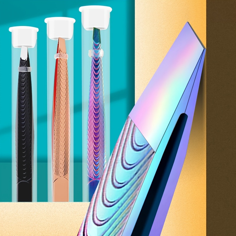 Stainless Steel Beard Tweezers - Eyelash Extension Removal review and price