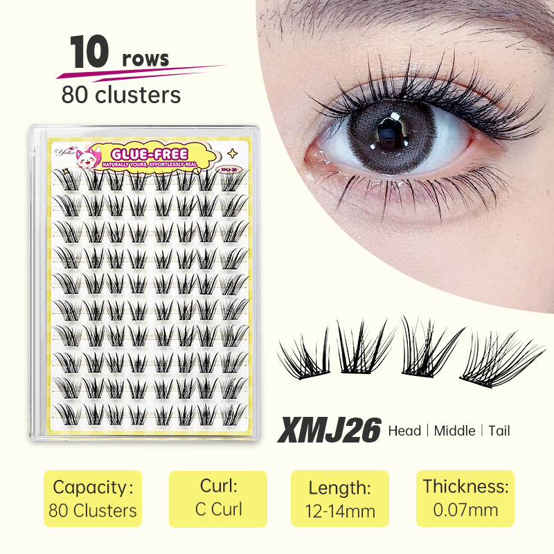 Yelix Fox-style Side Flying Ey - Eyelash Extension Look review and price