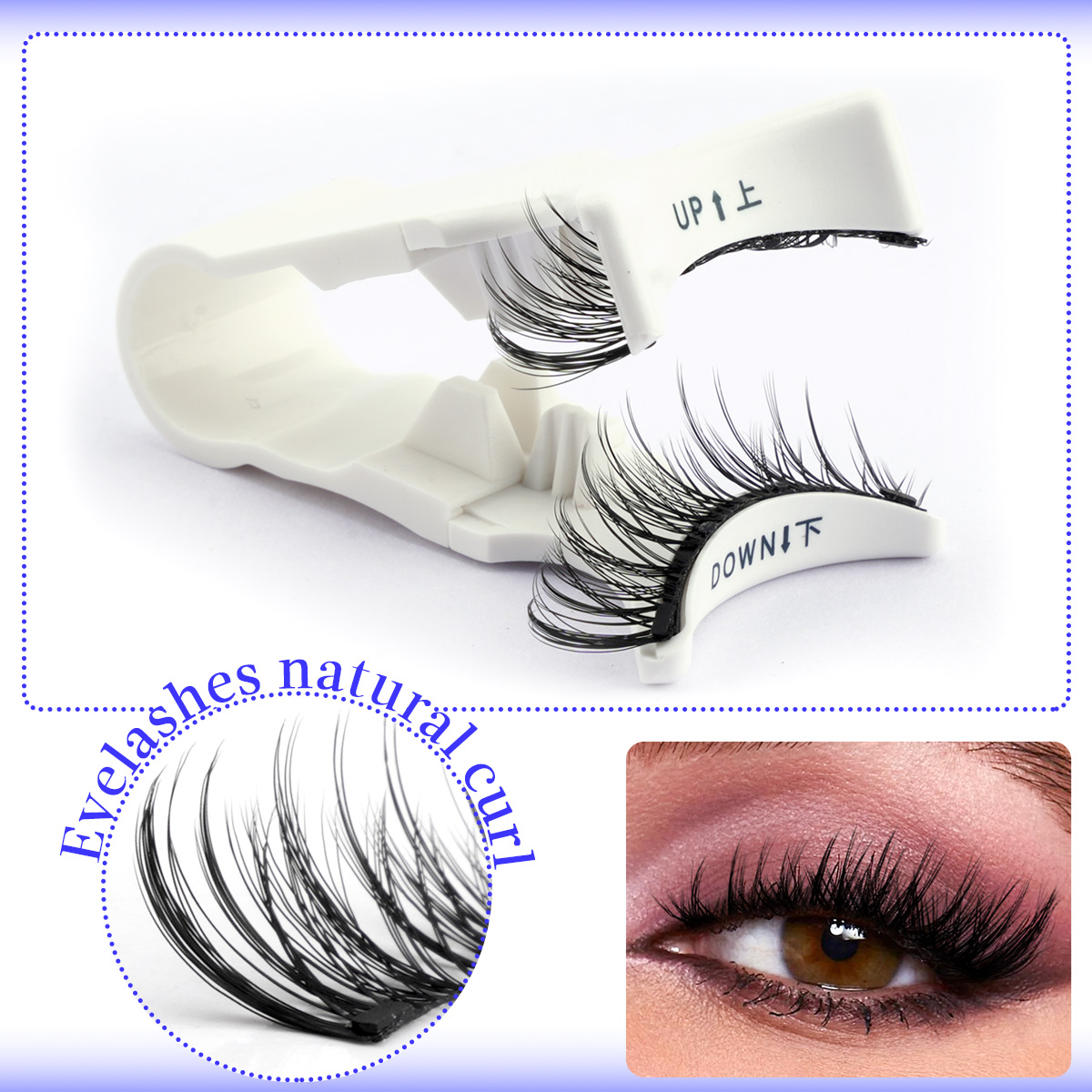 Magnetic Eyelash 1 Pair Natura - Faux Mink Lash review and price