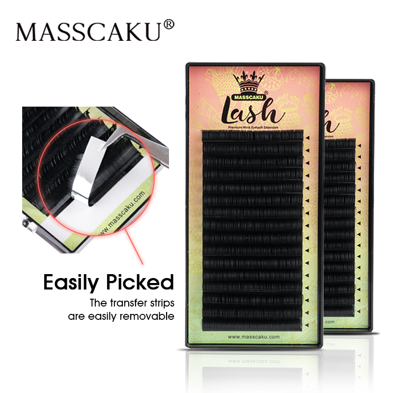 MASSCAKU All Size 1 tray 16 ro - Eyelash Extensions Classic review and price