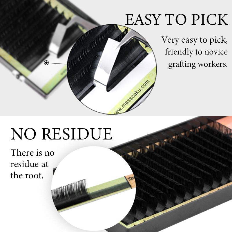 MASSCAKU All Size 1 tray 16 ro - Eyelash Extensions Classic review and price