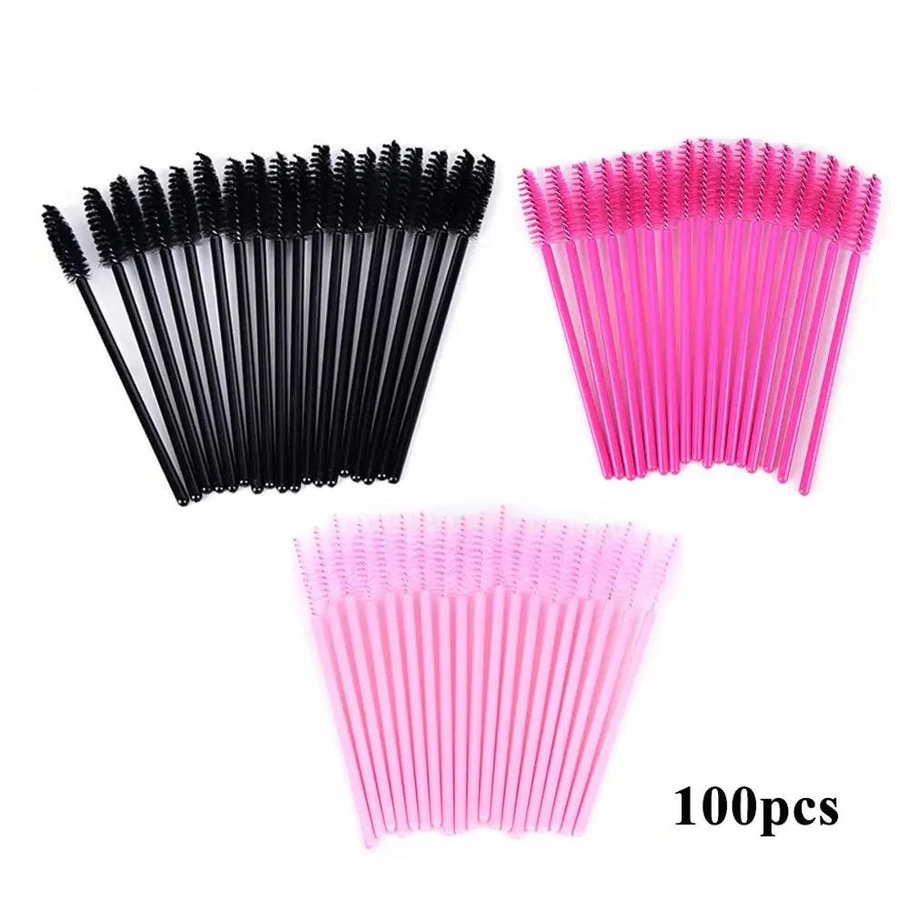 100Pcs Wand Lash Eyebrow Brush - Micro Brush Applicator review and price