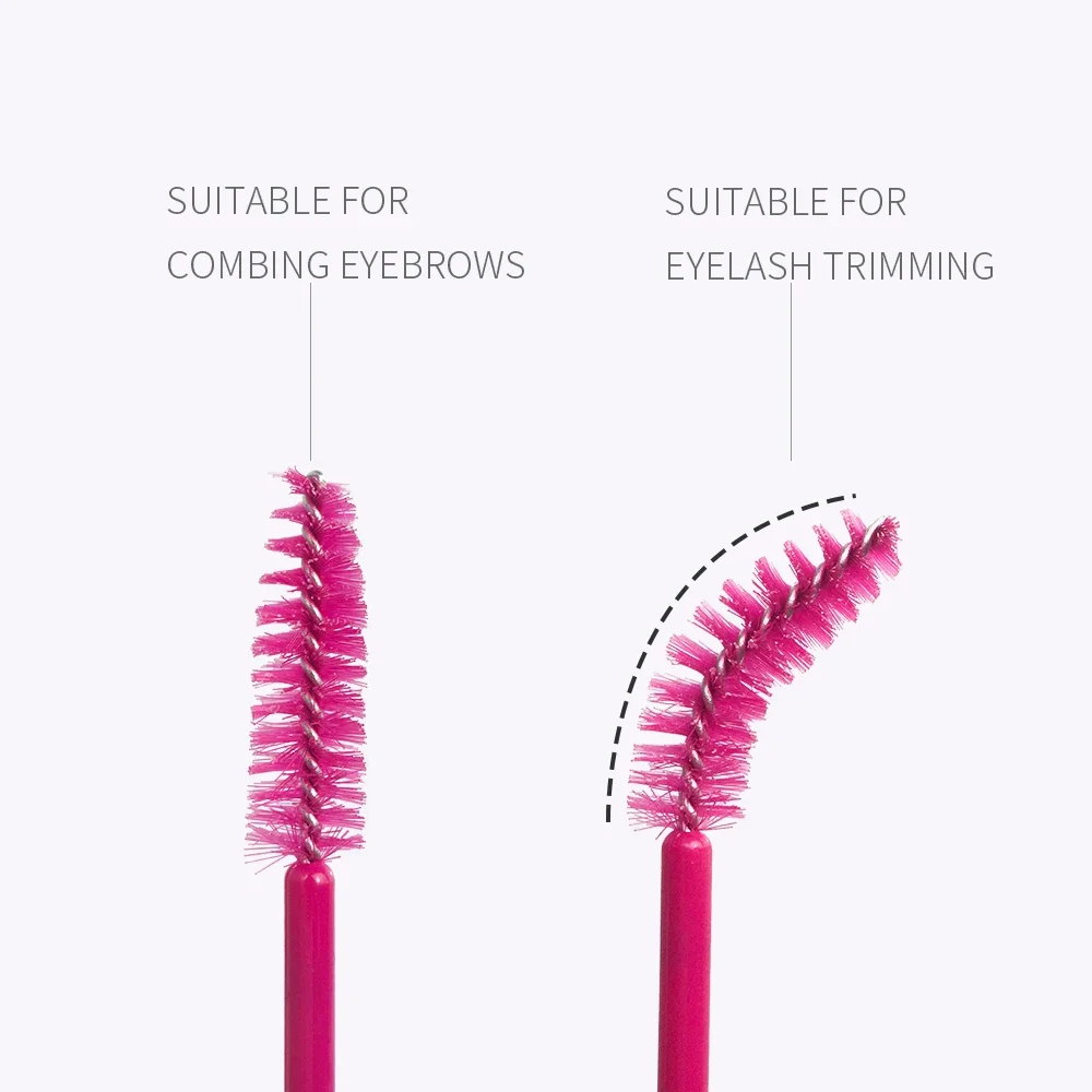 100Pcs Wand Lash Eyebrow Brush - Micro Brush Applicator review and price