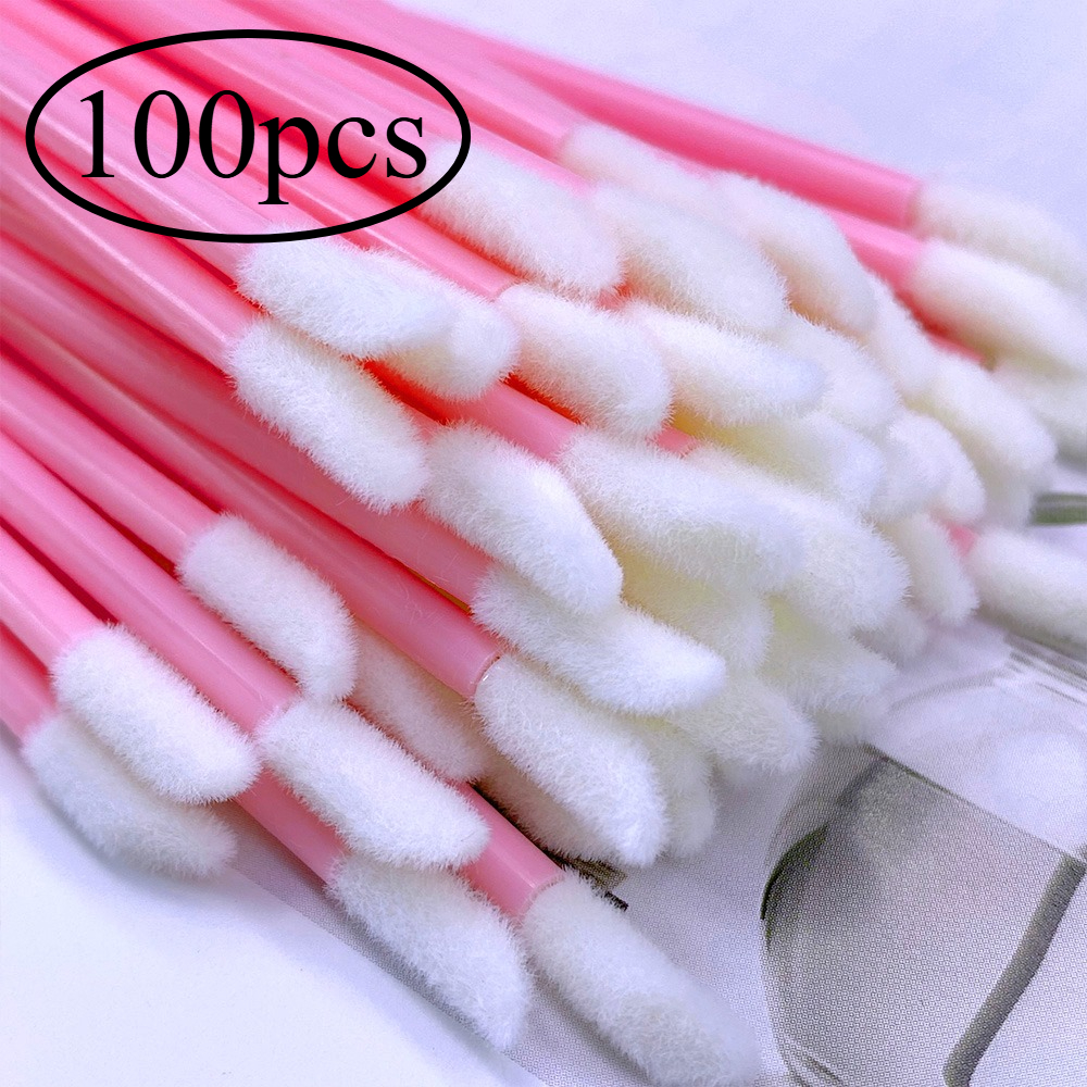 100Pcs Disposable Lip Brush Ey - Micro Brush Applicator review and price