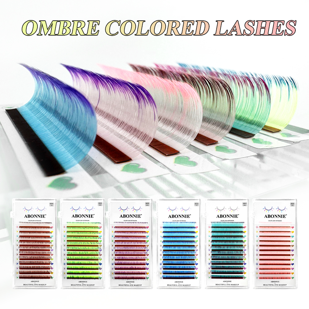 ABONNIE Black Ombre Colored Ey - Eyelash Extensions Classic review and price