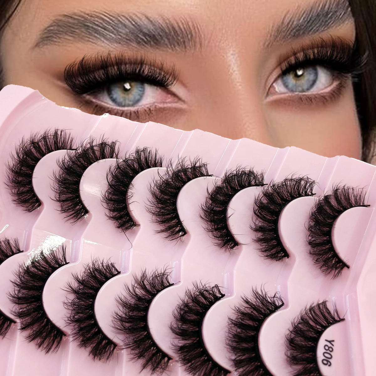 HBZGTLAD Fluffy Wispy Lashes N - Eyelash Extension Cat Eye Wispy review and price