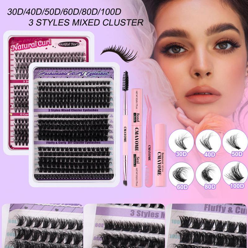 False Eyelashes Cluster Lashes - Faux Mink Lash review and price