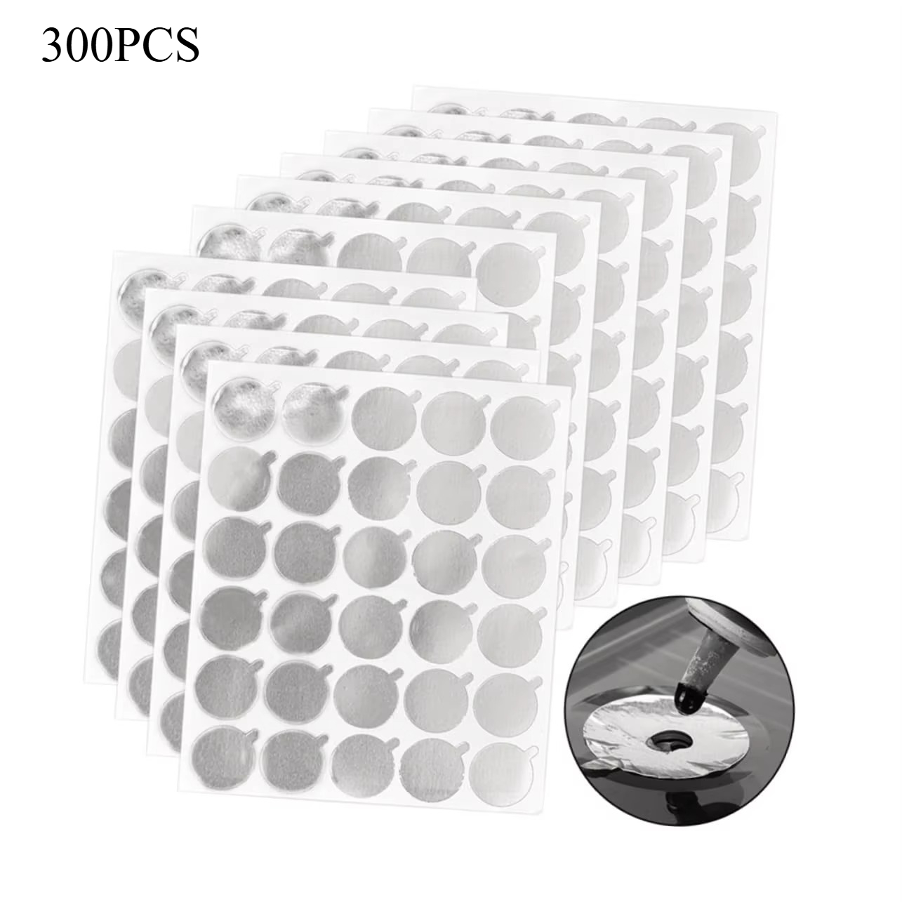300pcs Foil Sticker Pads(10 Sh - Eyelash Extension Adhesive review and price