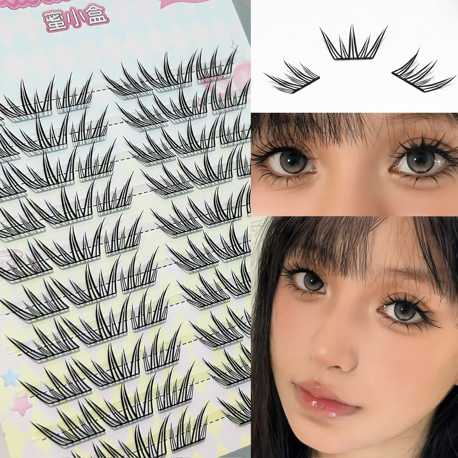 Cat eye's False Eyelash extens - Eyelash Extension Korean Style review and price