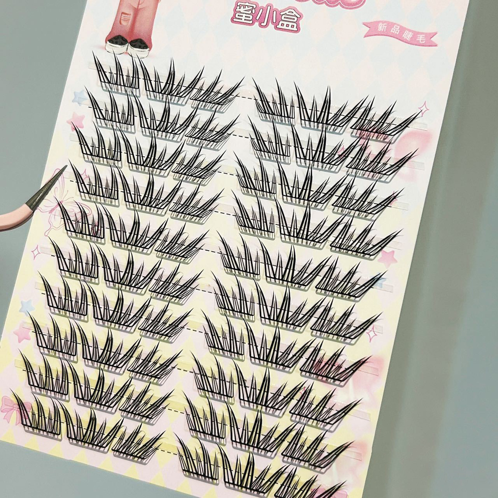 Cat eye's False Eyelash extens - Eyelash Extension Korean Style review and price