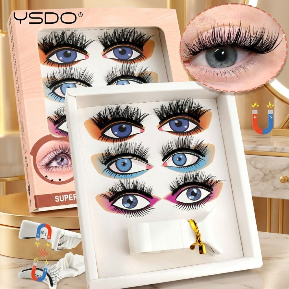 3 Pairs New YSDO Magnetic Lash - Faux Mink Lash review and price