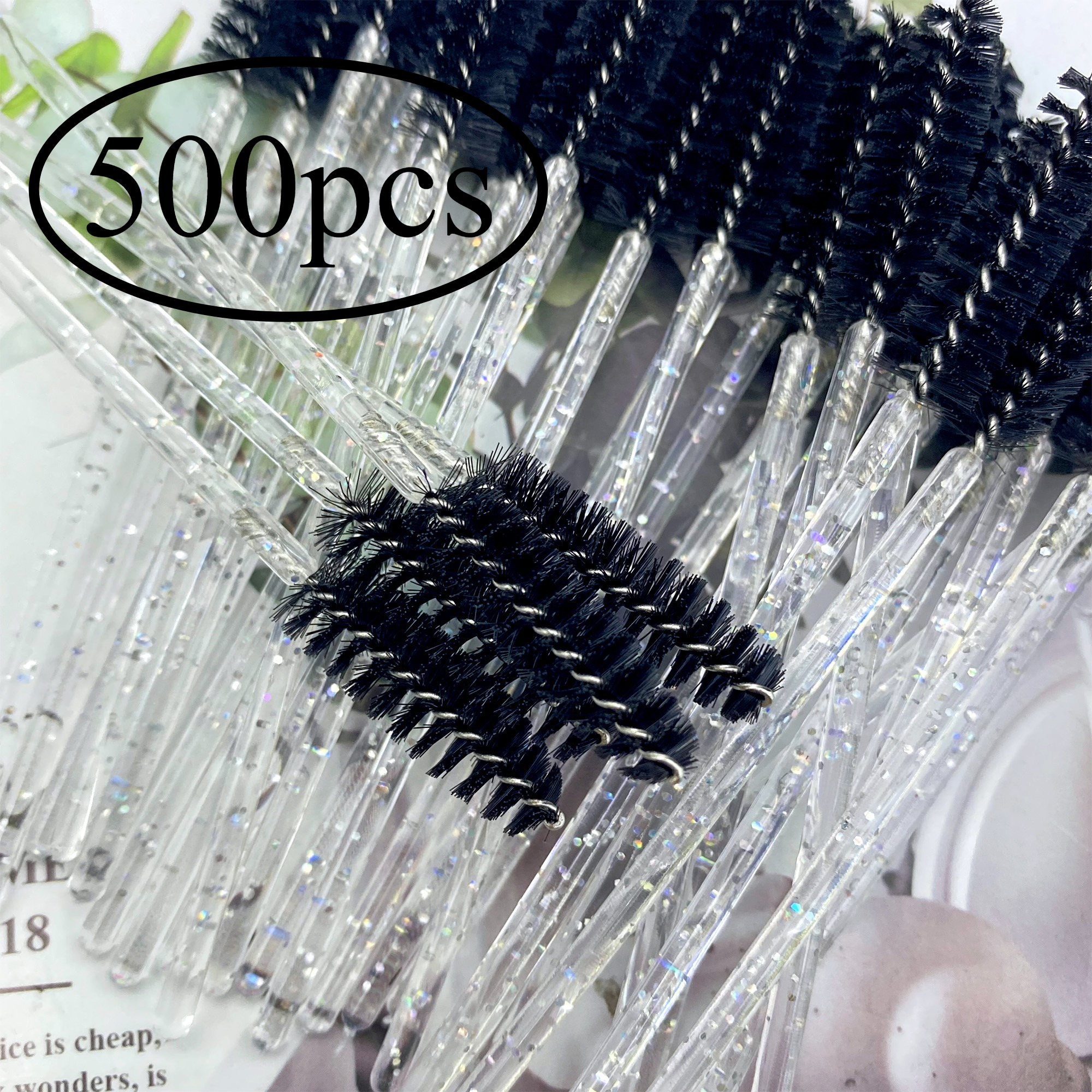 500PCS Eyelashes Brushes Set W - Micro Brush Applicator review and price