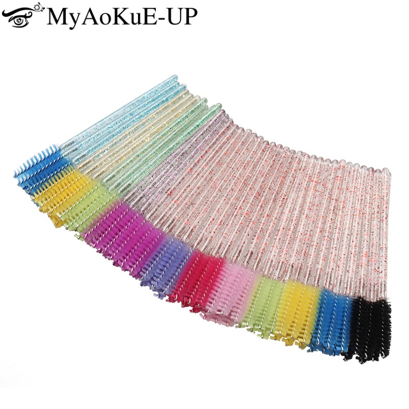 100/200pcs Crystal Eyelash Mak - Micro Brush Applicator review and price
