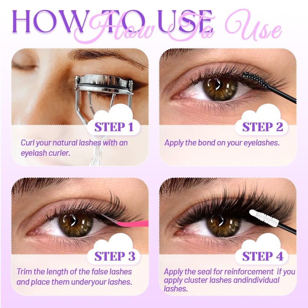 9-18mm Length False Eyelashes  - Eyelash Extension Look review and price
