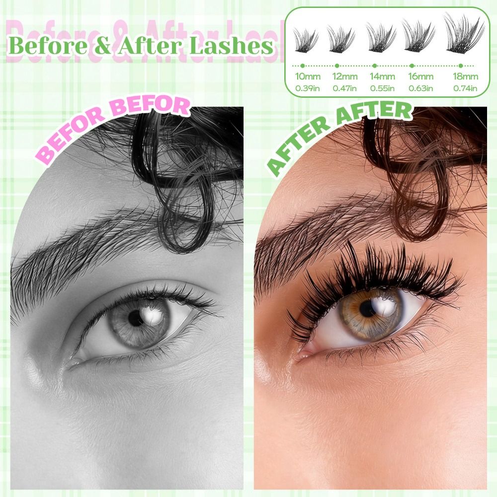 Natural Look False Eyelashes W - Eyelash Extension Look review and price