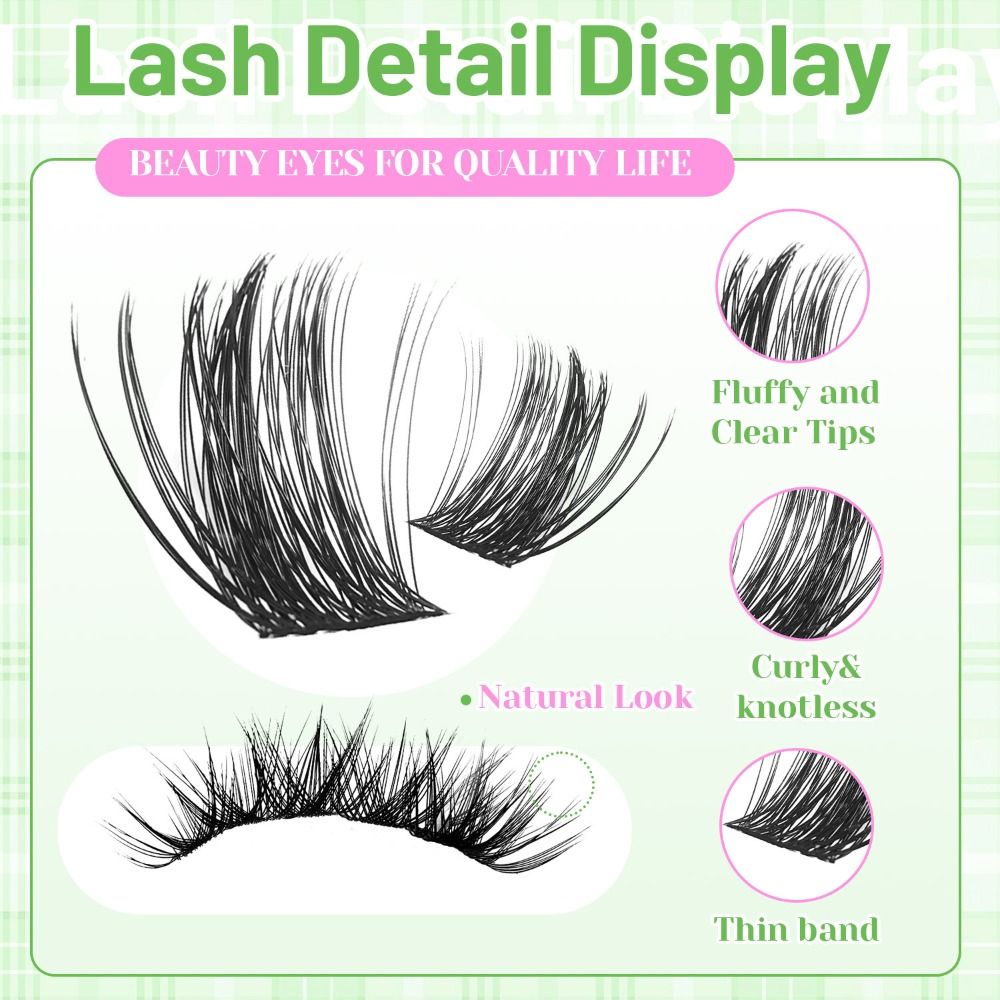 Natural Look False Eyelashes W - Eyelash Extension Look review and price