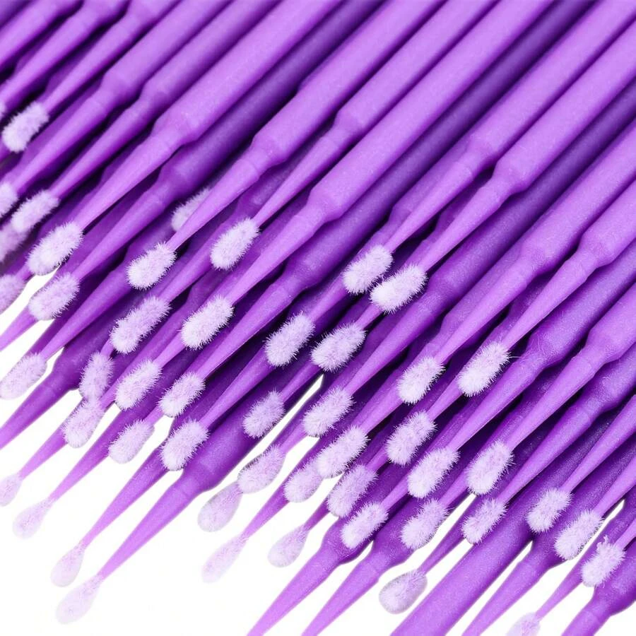 100pcs Micro Eyelash Applicato - Micro Brush Applicator review and price
