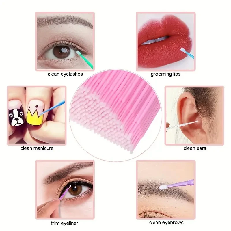 100pcs Micro Eyelash Applicato - Micro Brush Applicator review and price