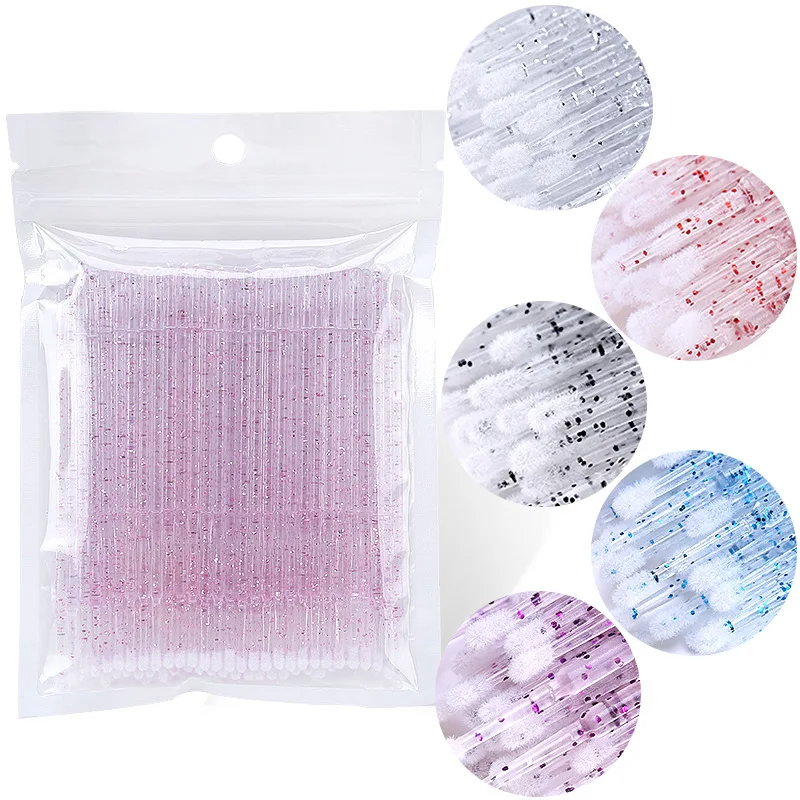 100PCS Extension Brushes Lash  - Eyelash Extension Removal review and price