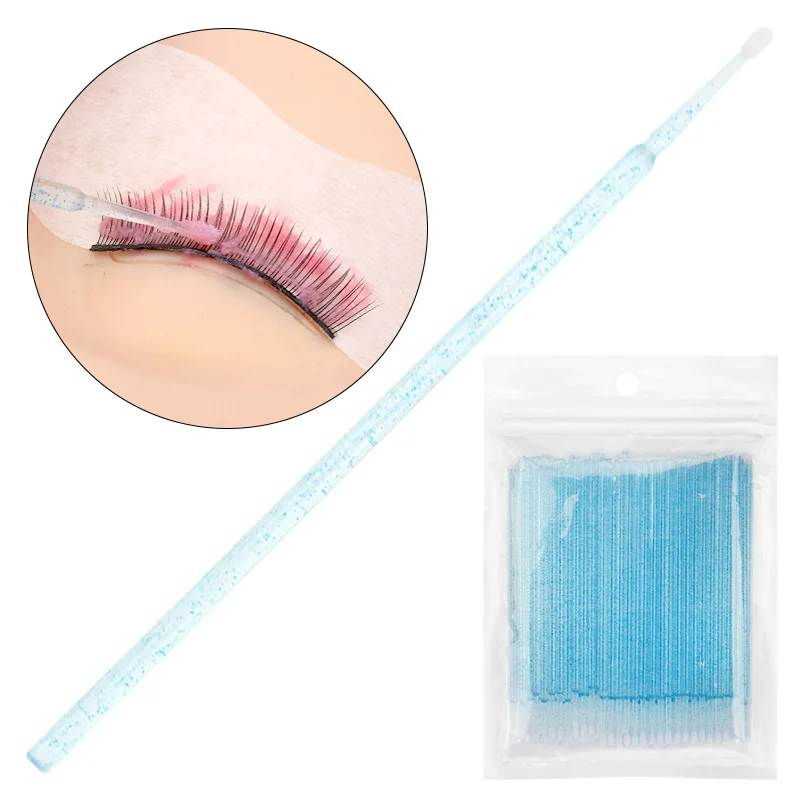 100PCS Extension Brushes Lash  - Eyelash Extension Removal review and price