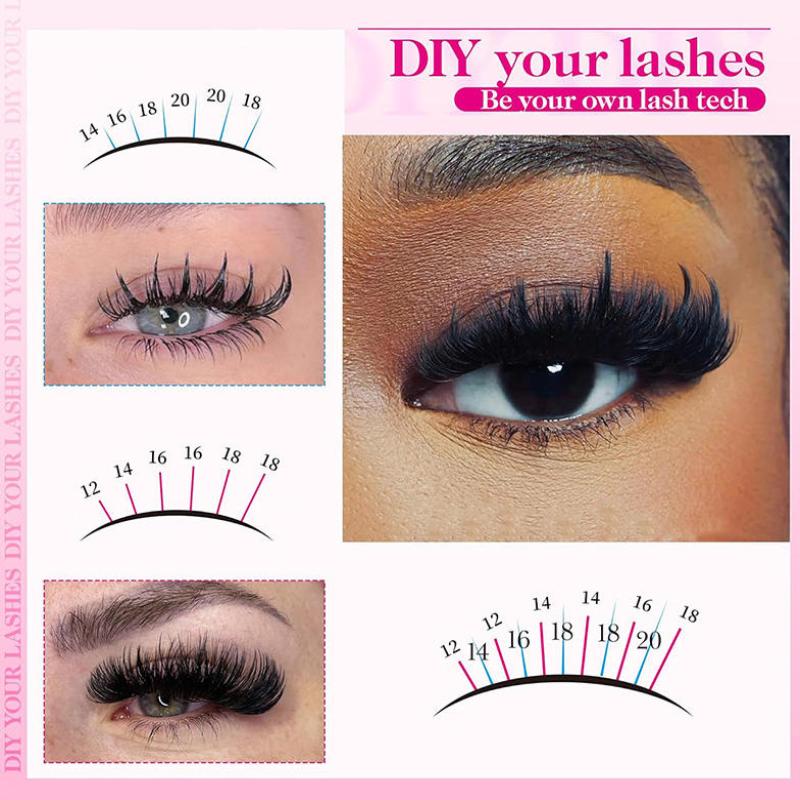 Volume Lash Clusters Mink Wisp - Eyelash Extension Salon review and price
