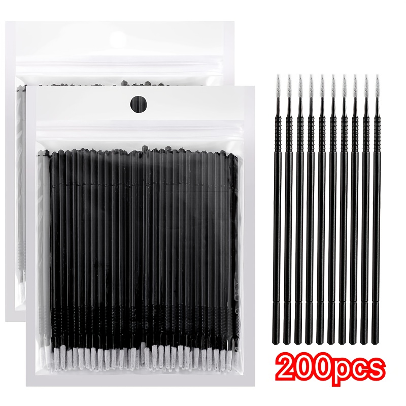 200PCS Disposable MicroBrush E - Eyelash Extension Removal review and price