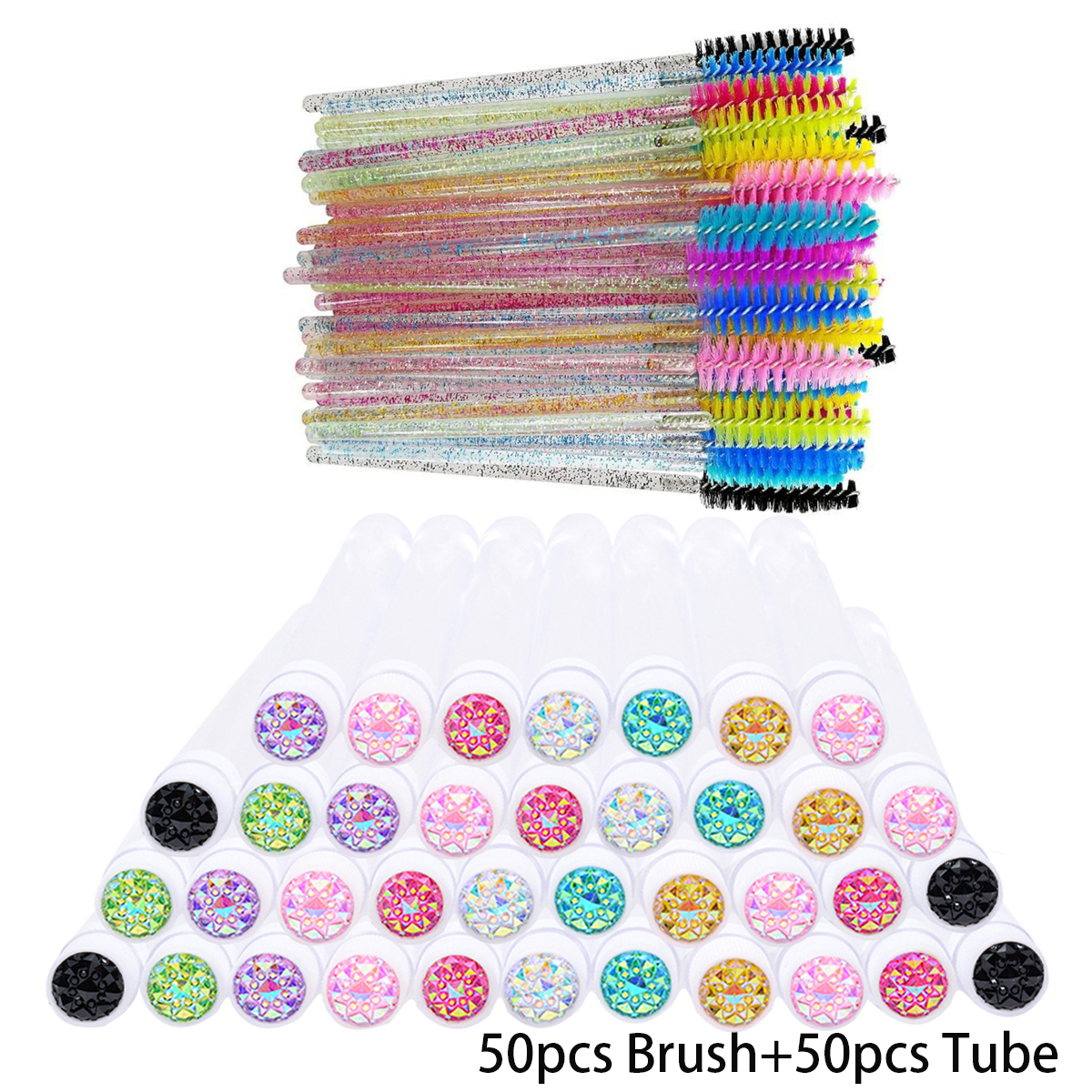 50PCS Dust-Proof Eyelash Brush - Micro Brush Applicator review and price