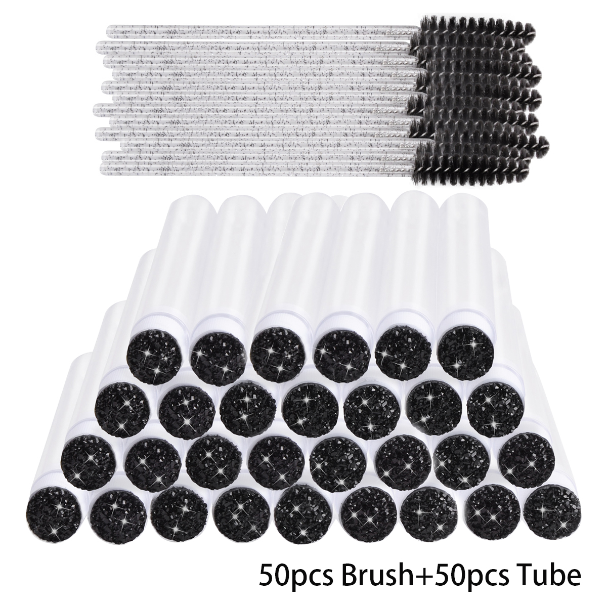 50PCS Dust-Proof Eyelash Brush - Micro Brush Applicator review and price