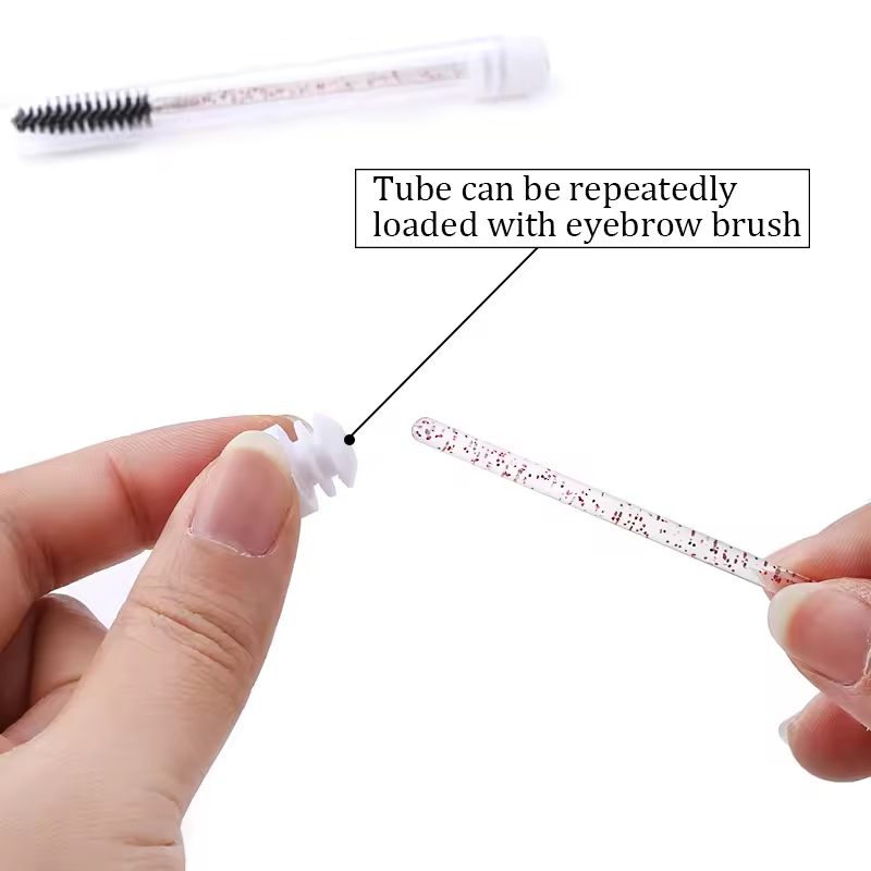 Eyelash Brush Tube With Eyebro - Micro Brush Applicator review and price