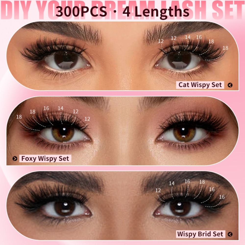 Natural Look False Eyelashes B - Eyelash Extension Look review and price