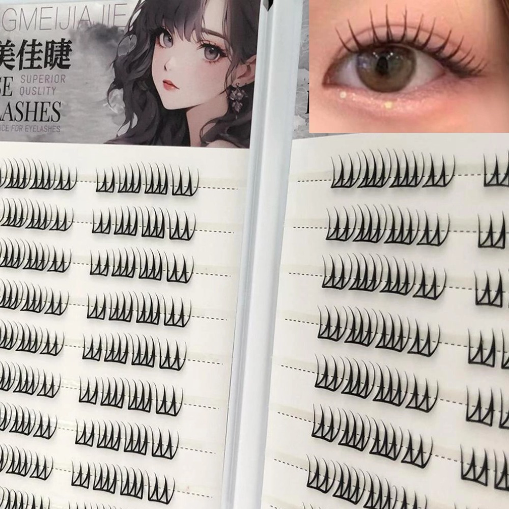 U Shape Glue-free False Eyelas - Eyelash Extension Korean Style review and price