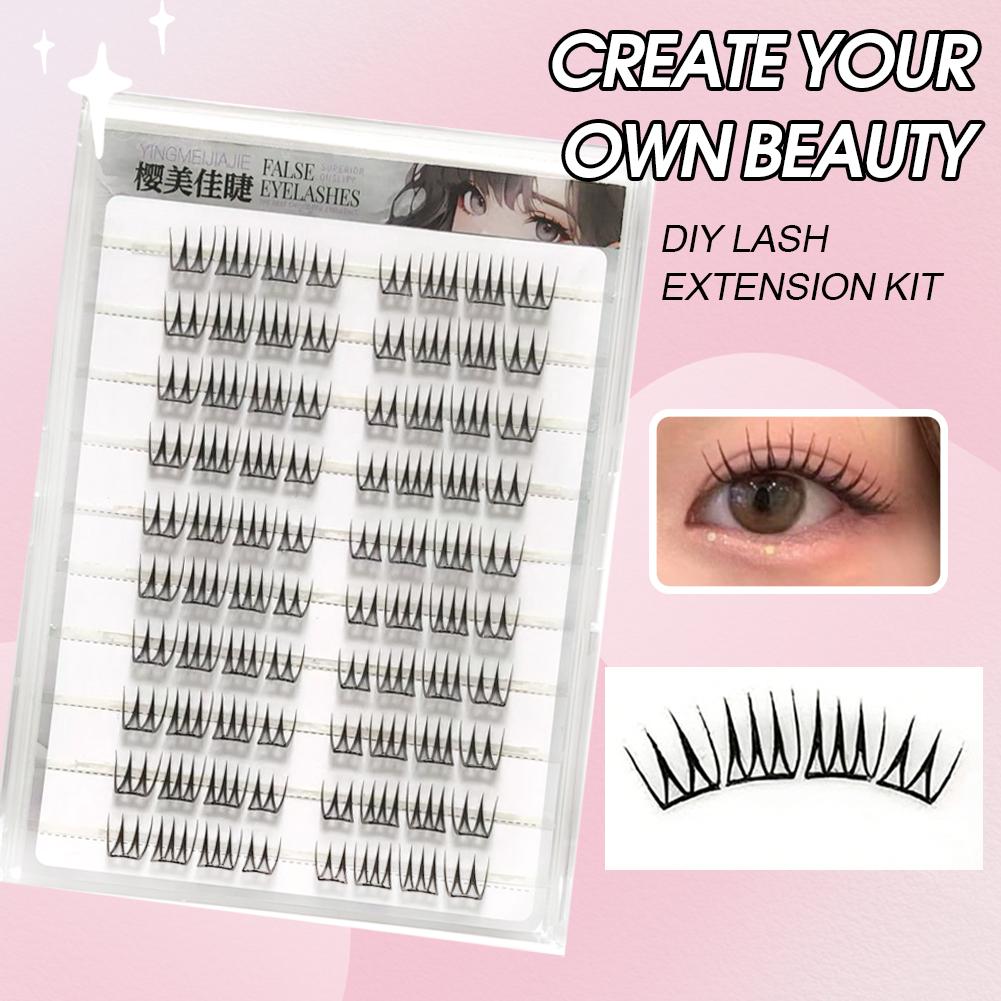 U Shape Glue-free False Eyelas - Eyelash Extension Korean Style review and price