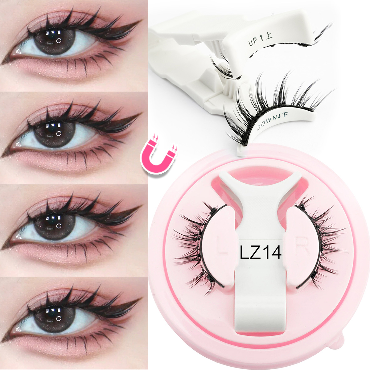 New 1 Pair Magnetic Eyelashes  - Faux Mink Lash review and price