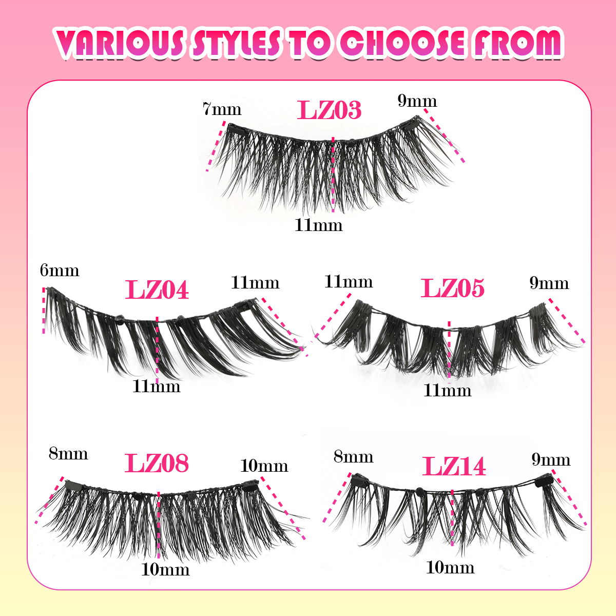 New 1 Pair Magnetic Eyelashes  - Faux Mink Lash review and price