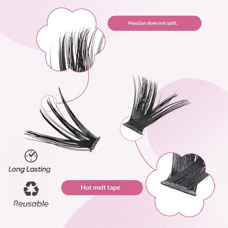 20pcs DIY False Eyelash Extens - Eyelash Extension Look review and price