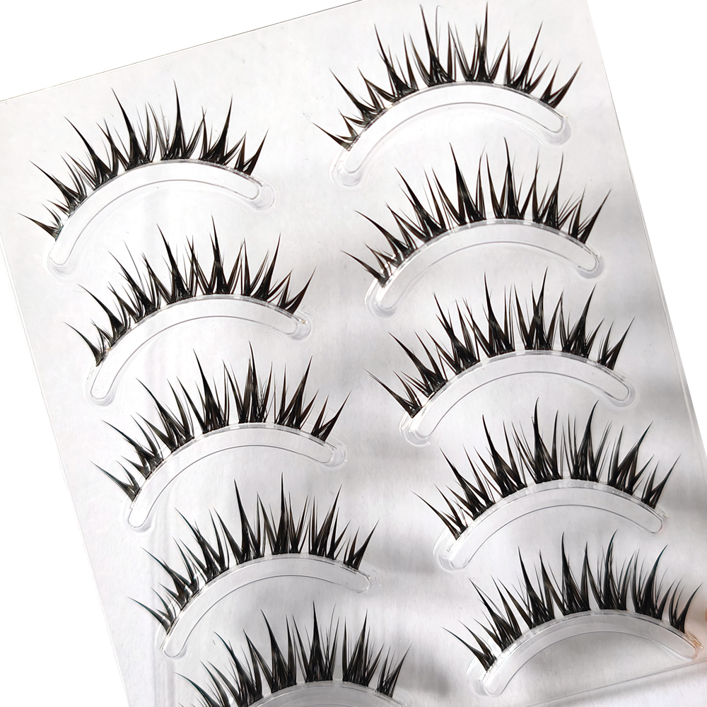 5 Pairs Natural Cat Eye False  - Eyelash Extension Cat Eye Wispy review and price
