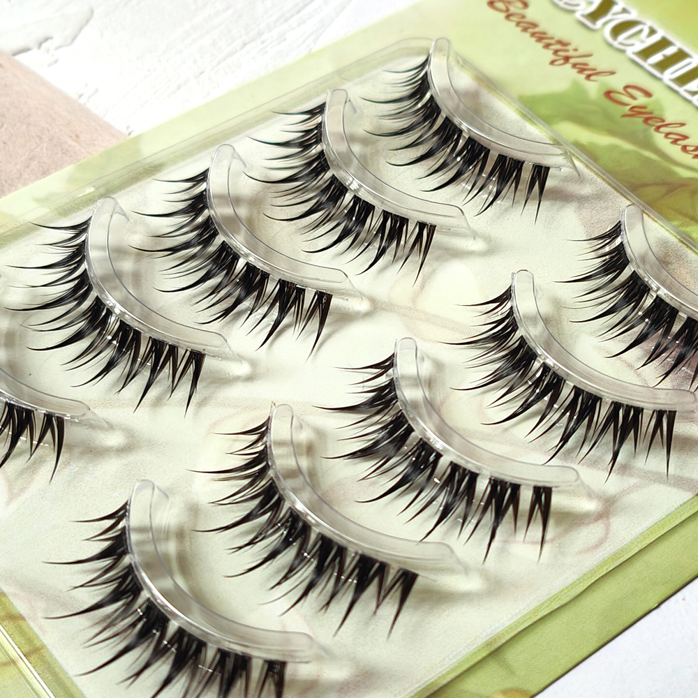 5 Pairs Natural Cat Eye False  - Eyelash Extension Cat Eye Wispy review and price