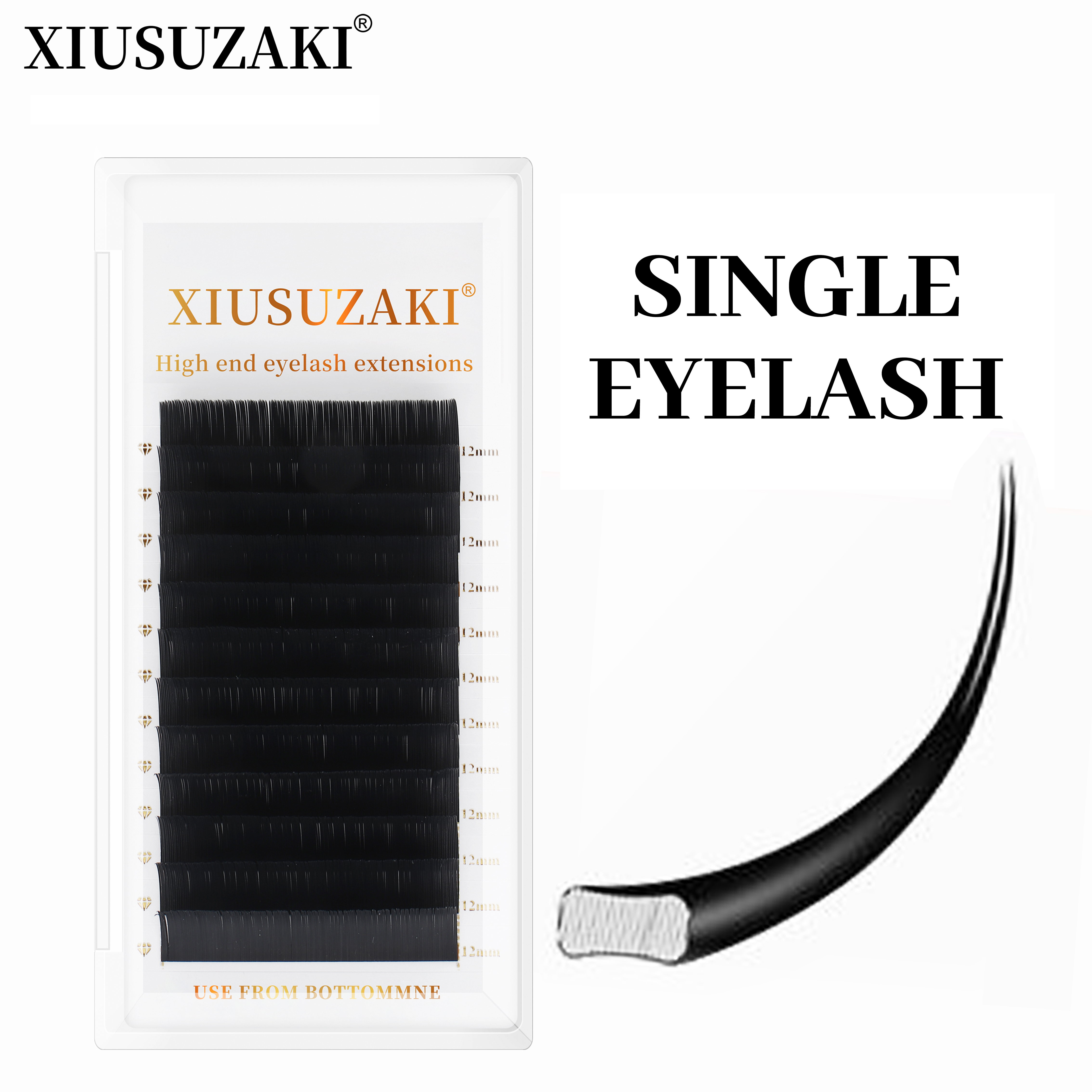 XIUSUZAKI Flat Ellipse Eyelash - Eyelash Extensions Classic review and price