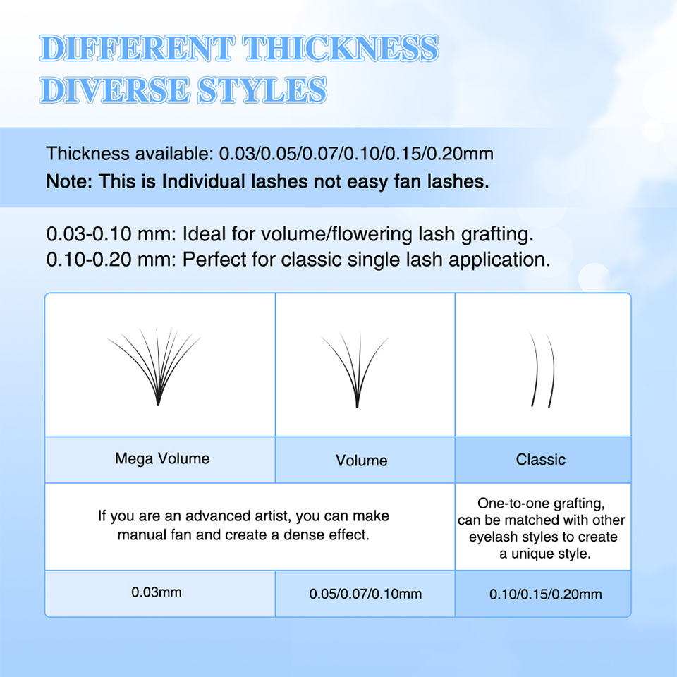 AGUUD 16rows Cashmere Classic  - Eyelash Extensions Classic review and price