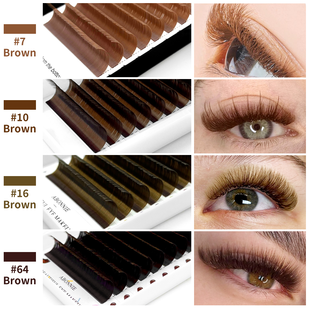 Abonnie Light Brown Individual - Eyelash Extensions Classic review and price
