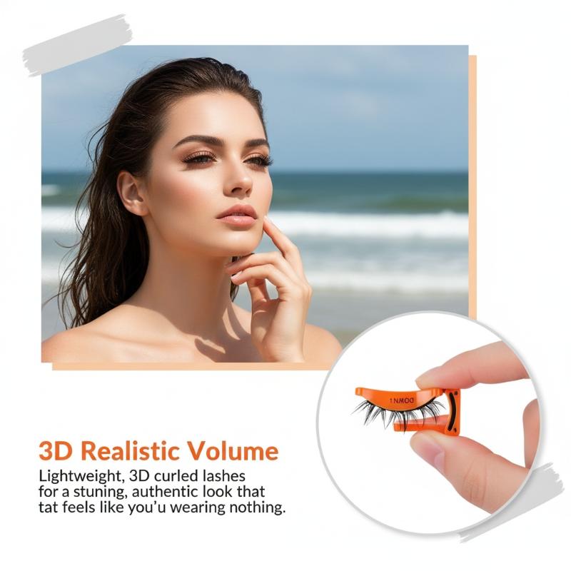 Magnetic 3D Eyelashes Set Natu - Eyelash Extension Adhesive review and price