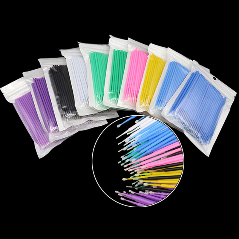 100Pcs Eyelash Cleaning Brush  - Eyelash Extension Remover review and price